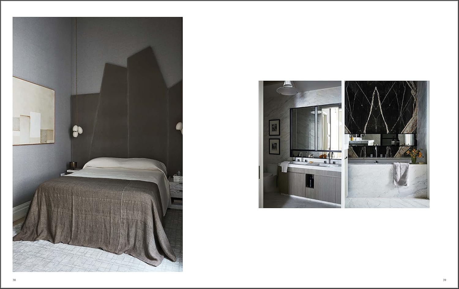 סלון ופינת אוכל בגוונים ניטרליים עם ריהוט מודרני, שולחן עץ וכסאות בצבע בז' – דוגמה מתוך ספר עיצוב להבנת אלגנטיות מאת Fine Lab Home, המופיעה תחת הכותרת "אלגנטיות מאופקת: חיים עירוניים חדשים".