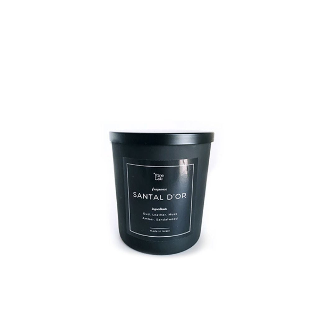 נר ריחני לניחוח יוקרתי עם ניחוחות SANTAL D’OR