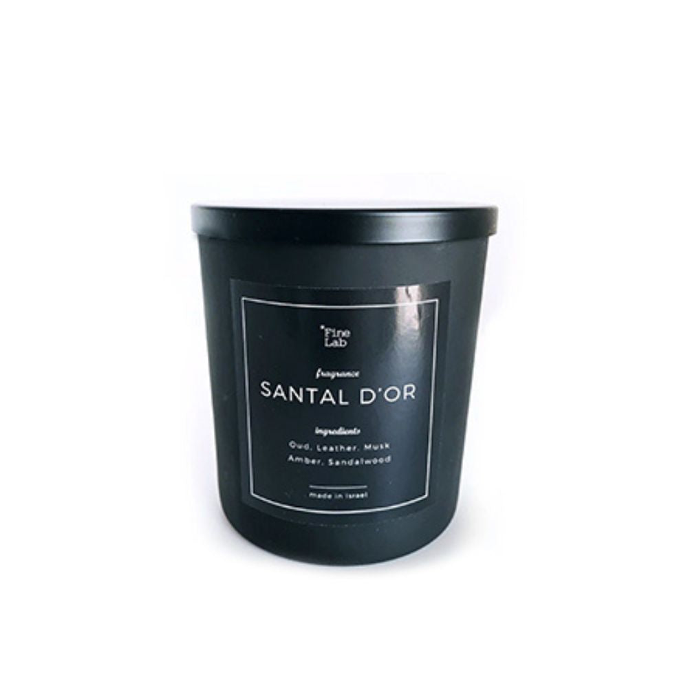 נר ריחני לניחוח יוקרתי עם ניחוחות SANTAL D’OR