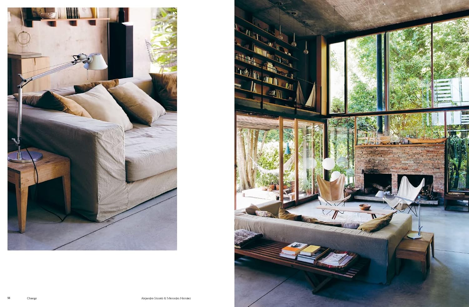 כריכת הספר "ספר עיצוב still the slow home" מאת Fine Lab Home, המציגה חדר כפרי עם קירות אבן, חלונות גדולים, תנור שחור וריהוט עץ מינימליסטי — דוגמה מעוררת השראה לעיצוב איטי ולחיים שלווים.
