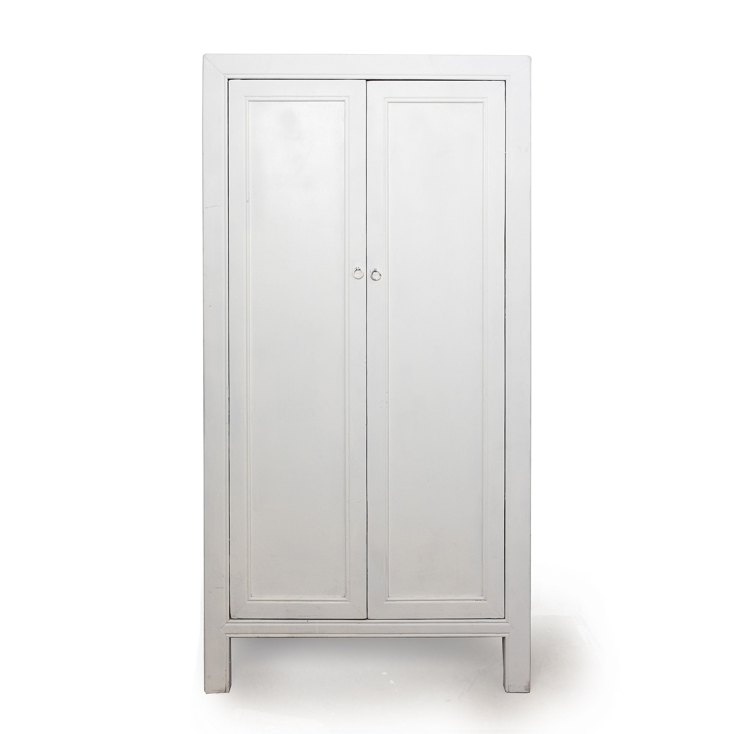 ארון עץ לבן 2 דלתות