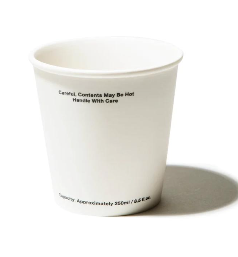 כוס קרמיקה דמוי ״חד פעמי״