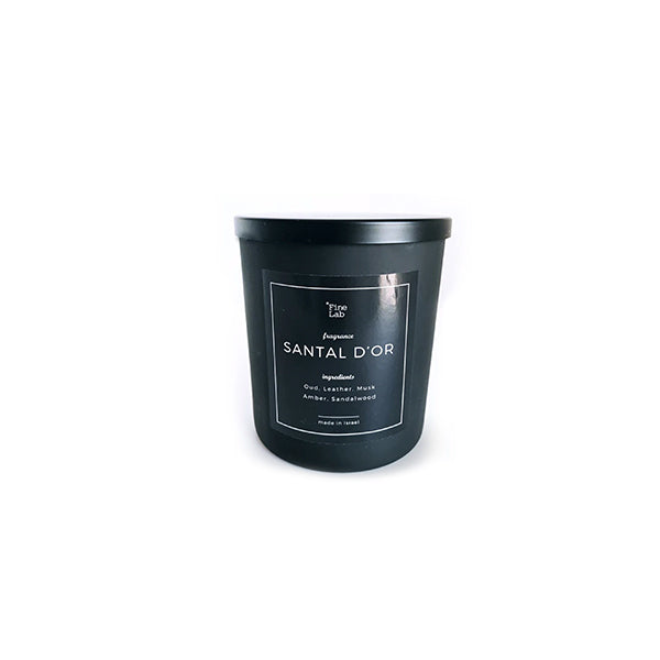 santal candle by fine lab